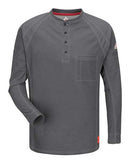 Bulwark - Long Sleeve Henley Long Sizes - QT20L