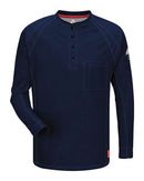 Bulwark - Long Sleeve Henley Long Sizes - QT20L