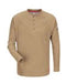 Bulwark - Long Sleeve Henley Long Sizes - QT20L