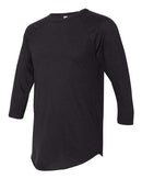 American Apparel - 50/50 Raglan Three-Quarter Sleeve Tee - BB453W