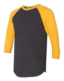 American Apparel - 50/50 Raglan Three-Quarter Sleeve Tee - BB453W