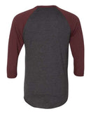 American Apparel - 50/50 Raglan Three-Quarter Sleeve Tee - BB453W