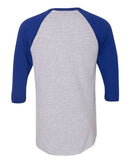 American Apparel - 50/50 Raglan Three-Quarter Sleeve Tee - BB453W