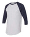 American Apparel - 50/50 Raglan Three-Quarter Sleeve Tee - BB453W