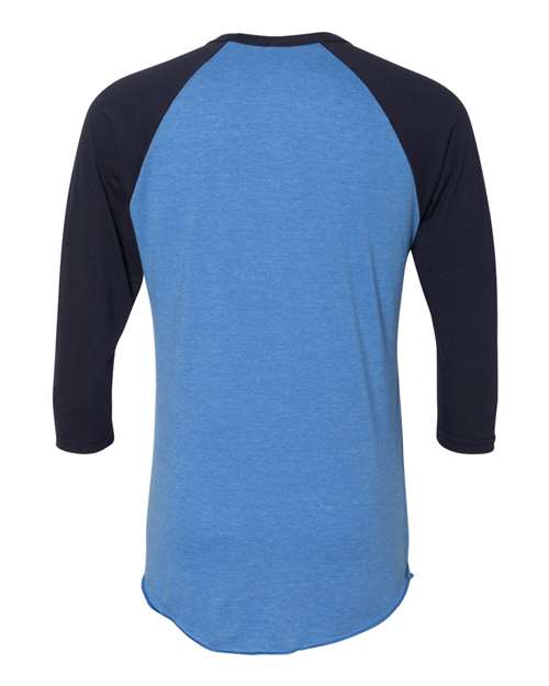 American Apparel - 50/50 Raglan Three-Quarter Sleeve Tee - BB453W