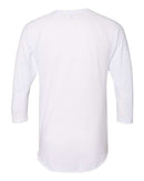 American Apparel - 50/50 Raglan Three-Quarter Sleeve Tee - BB453W