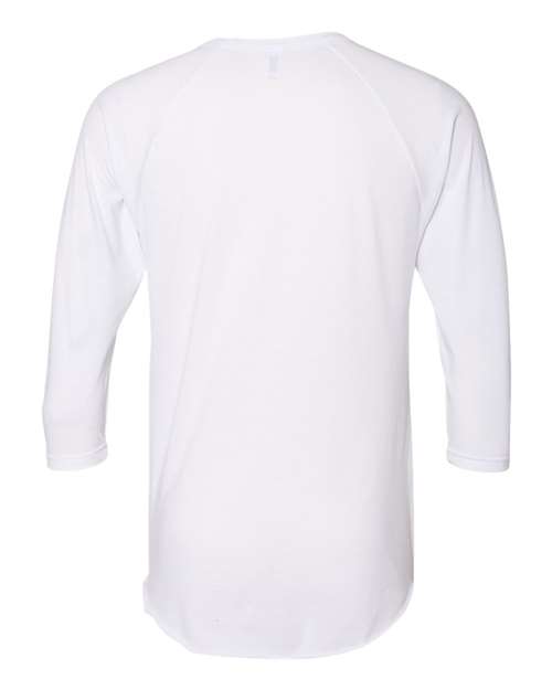 American Apparel - 50/50 Raglan Three-Quarter Sleeve Tee - BB453W