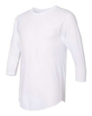 American Apparel - 50/50 Raglan Three-Quarter Sleeve Tee - BB453W