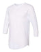 American Apparel - 50/50 Raglan Three-Quarter Sleeve Tee - BB453W