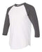 American Apparel - 50/50 Raglan Three-Quarter Sleeve Tee - BB453W