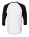 American Apparel - 50/50 Raglan Three-Quarter Sleeve Tee - BB453W