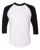 American Apparel - 50/50 Raglan Three-Quarter Sleeve Tee - BB453W