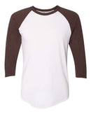 American Apparel - 50/50 Raglan Three-Quarter Sleeve Tee - BB453W