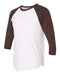 American Apparel - 50/50 Raglan Three-Quarter Sleeve Tee - BB453W