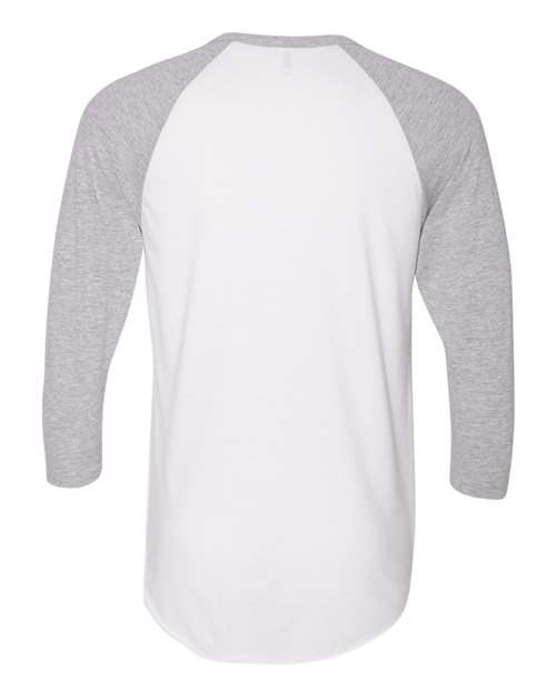 American Apparel - 50/50 Raglan Three-Quarter Sleeve Tee - BB453W