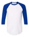 American Apparel - 50/50 Raglan Three-Quarter Sleeve Tee - BB453W