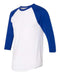 American Apparel - 50/50 Raglan Three-Quarter Sleeve Tee - BB453W