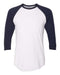 American Apparel - 50/50 Raglan Three-Quarter Sleeve Tee - BB453W