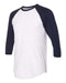 American Apparel - 50/50 Raglan Three-Quarter Sleeve Tee - BB453W