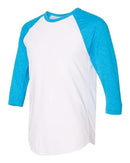 American Apparel - 50/50 Raglan Three-Quarter Sleeve Tee - BB453W