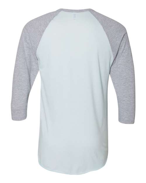 American Apparel - 50/50 Raglan Three-Quarter Sleeve Tee - BB453W