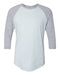 American Apparel - 50/50 Raglan Three-Quarter Sleeve Tee - BB453W