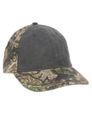 Outdoor Cap - Camo with Pigment-Dyed Twill Front Cap - PDC100