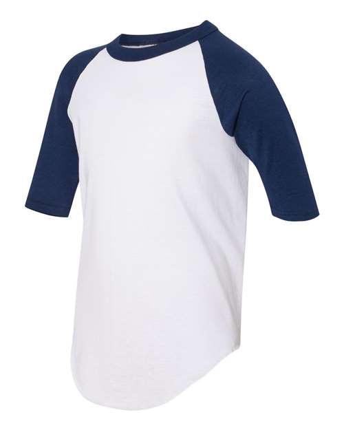 Augusta Sportswear - Youth Three-Quarter Sleeve Baseball Jersey - 4421