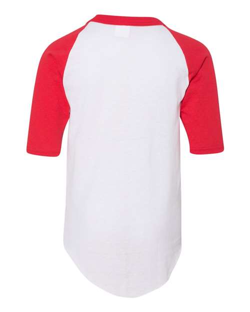 Augusta Sportswear - Youth Three-Quarter Sleeve Baseball Jersey - 4421