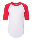 Augusta Sportswear - Youth Three-Quarter Sleeve Baseball Jersey - 4421