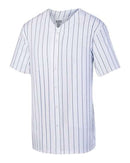 Augusta Sportswear - Pinstripe Full Button Baseball Jersey - 1685