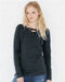 LAT - Women's Fine Jersey Lace-Up Long Sleeve T-Shirt - 3538