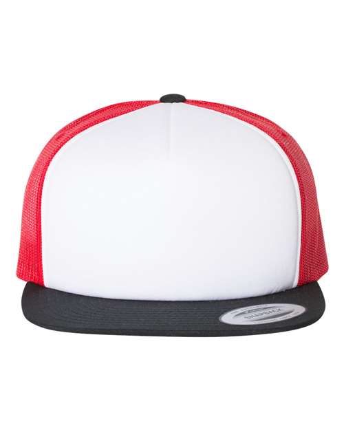 YP Classics - Flat Bill Foam Trucker Cap - 6005