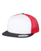 YP Classics - Flat Bill Foam Trucker Cap - 6005