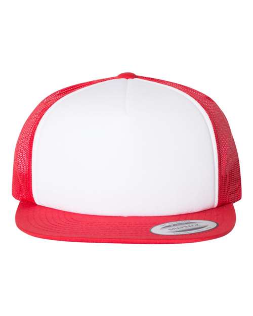 YP Classics - Flat Bill Foam Trucker Cap - 6005