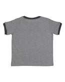 Rabbit Skins - Toddler Retro Ringer Fine Jersey Tee - 3032