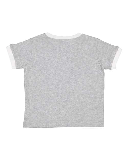 Rabbit Skins - Toddler Retro Ringer Fine Jersey Tee - 3032