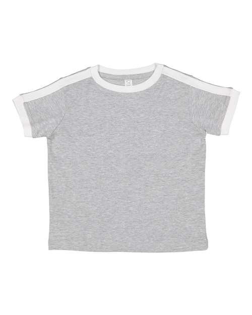 Rabbit Skins - Toddler Retro Ringer Fine Jersey Tee - 3032