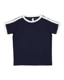 Rabbit Skins - Toddler Retro Ringer Fine Jersey Tee - 3032