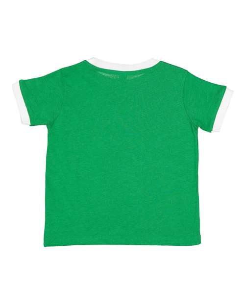 Rabbit Skins - Toddler Retro Ringer Fine Jersey Tee - 3032