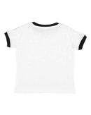 Rabbit Skins - Toddler Retro Ringer Fine Jersey Tee - 3032