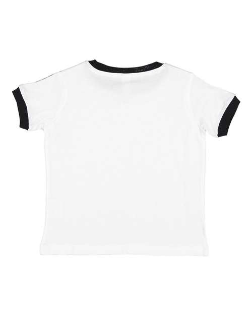 Rabbit Skins - Toddler Retro Ringer Fine Jersey Tee - 3032