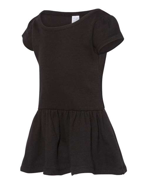 Rabbit Skins - Toddler Baby Rib Dress - 5323