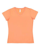 LAT - Women's V-Neck Fine Jersey Tee - 3507 (More Color)