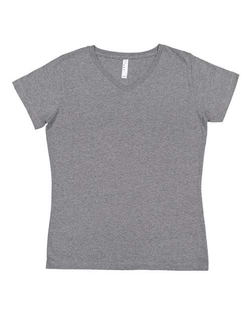 LAT - Women's V-Neck Premium Jersey Tee - 3587