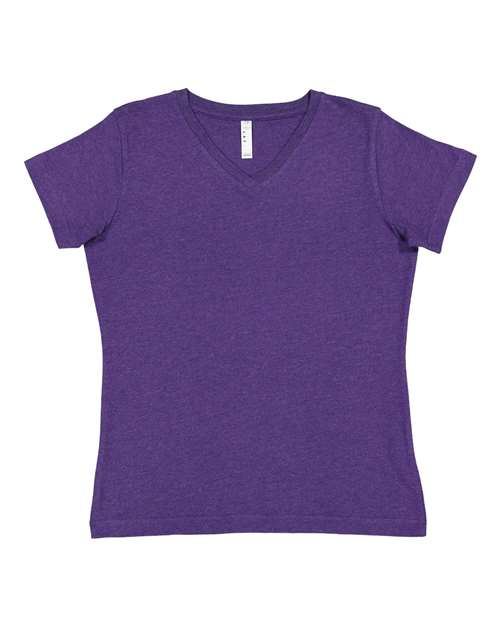 LAT - Women's V-Neck Premium Jersey Tee - 3587 (More Color)