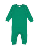 Rabbit Skins - Infant Long Legged Baby Rib Bodysuit - 4412