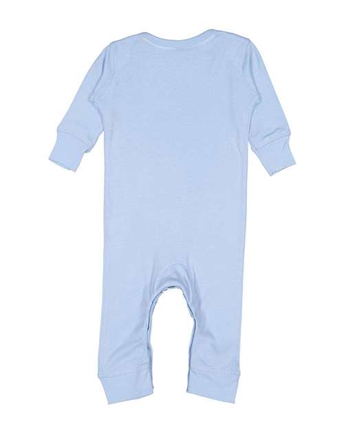 Rabbit Skins - Infant Long Legged Baby Rib Bodysuit - 4412