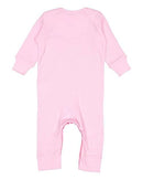 Rabbit Skins - Infant Long Legged Baby Rib Bodysuit - 4412