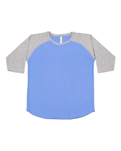 LAT - Youth Baseball Fine Jersey Three-Quarter Sleeve Tee - 6130